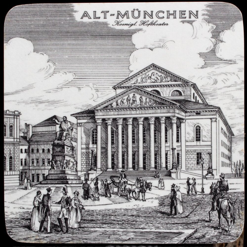 Vintage Alt-München Coasters By Schuberth  Set Of 4 - Picture 3 of 8